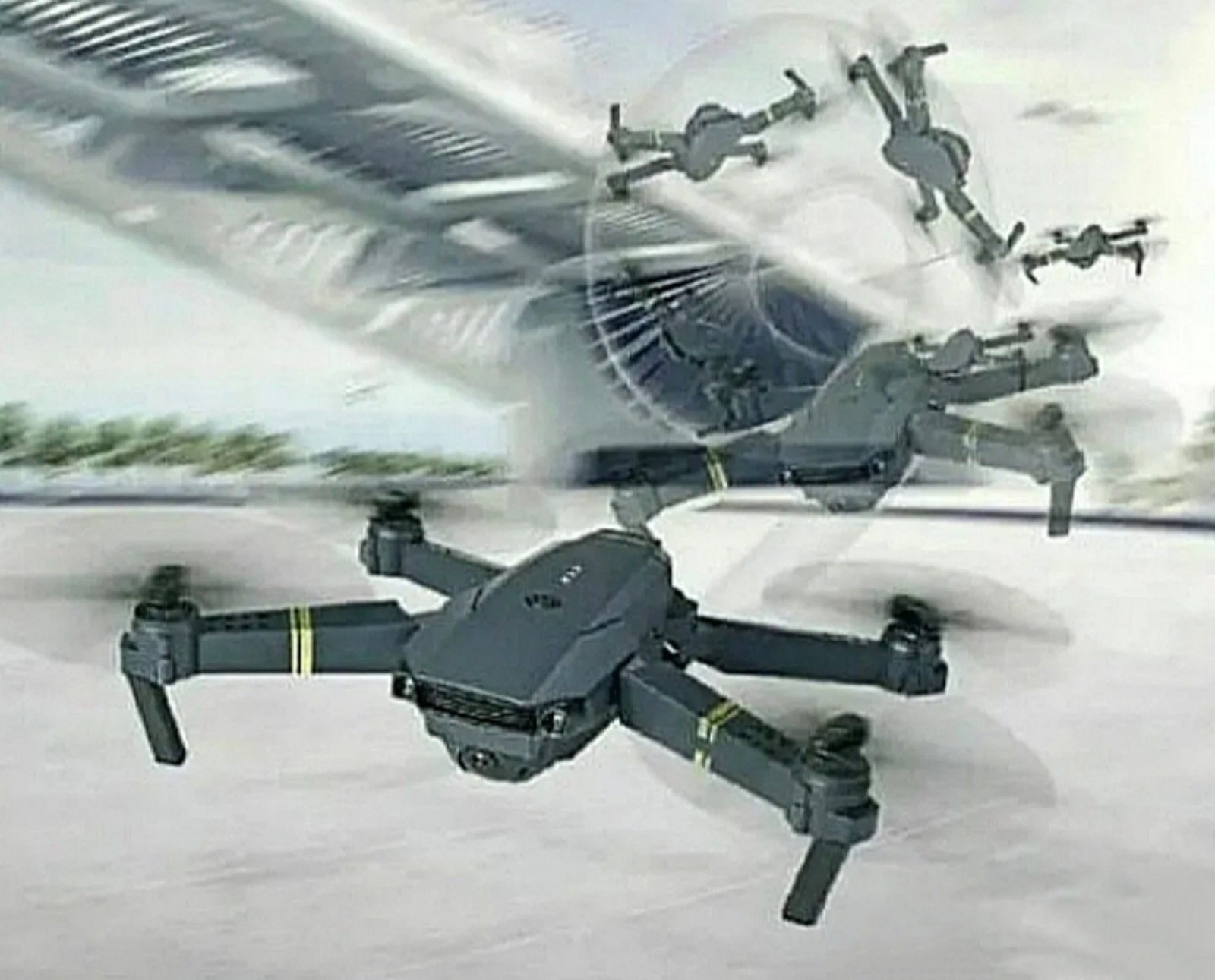 Pakovanje i dodaci za 998 Pro dron – daljinski, baterije i propeleri