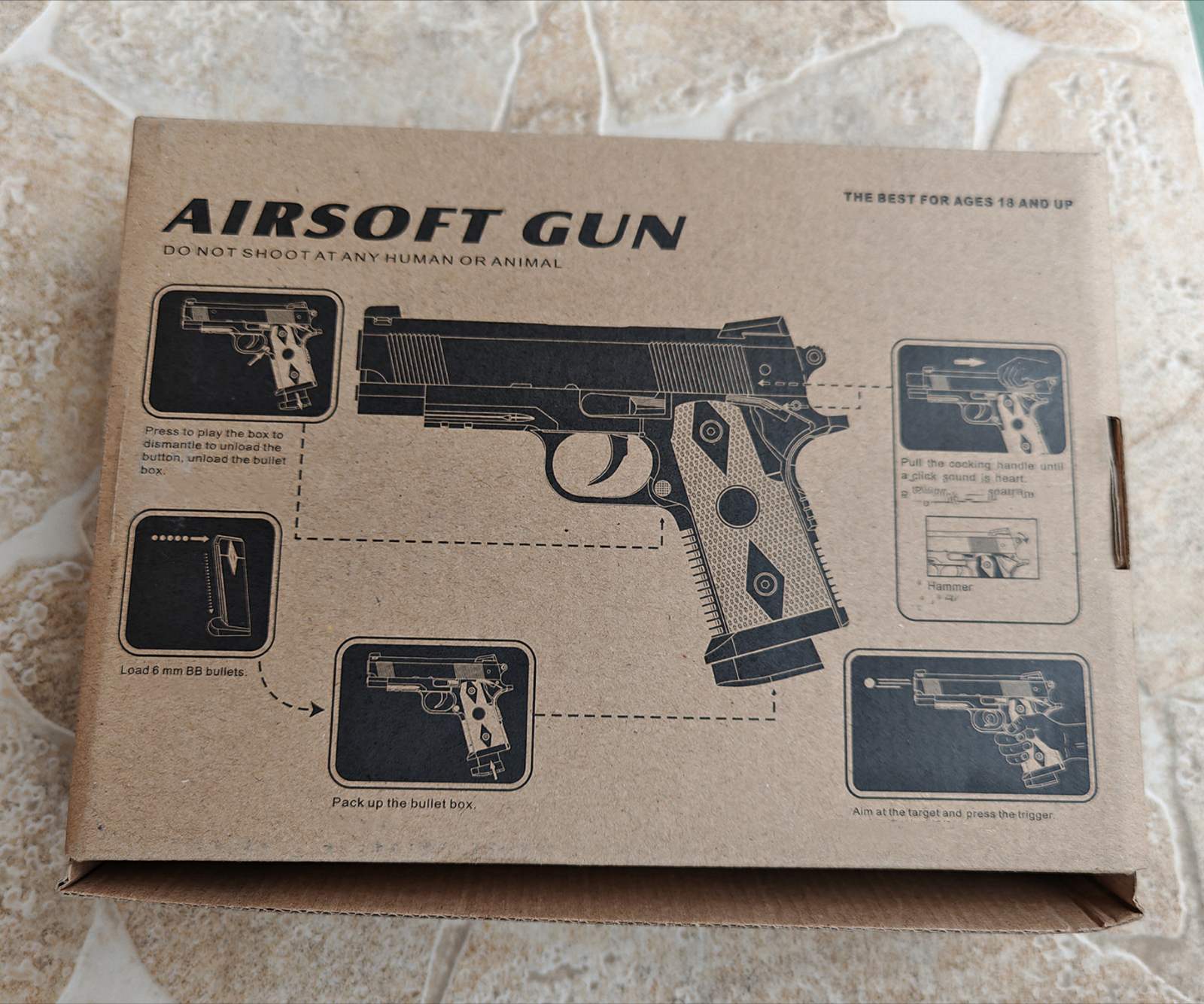 Metalni Airsoft C9 + 500 Metkića