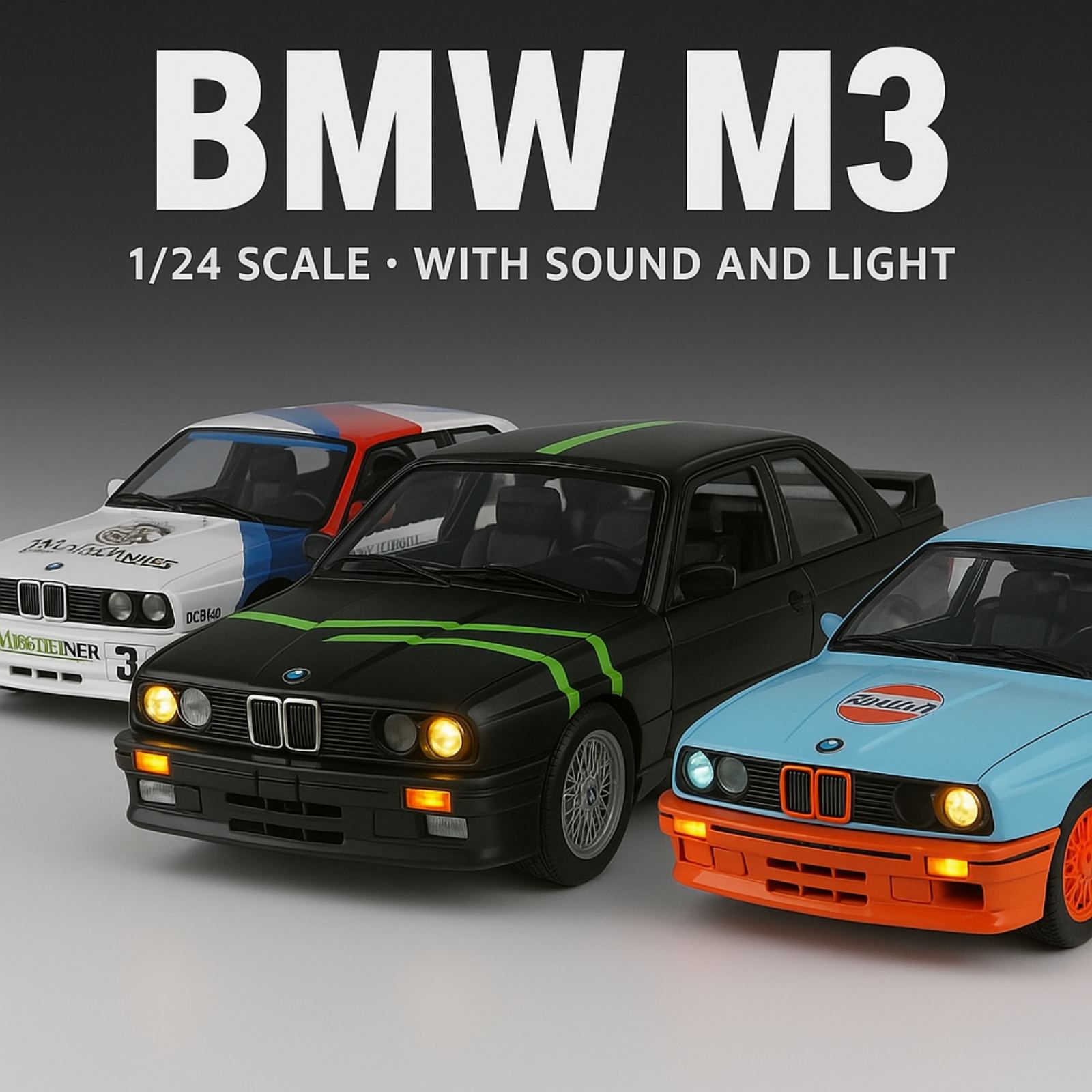 Metalni BMW M3 E30 Trkački modeli