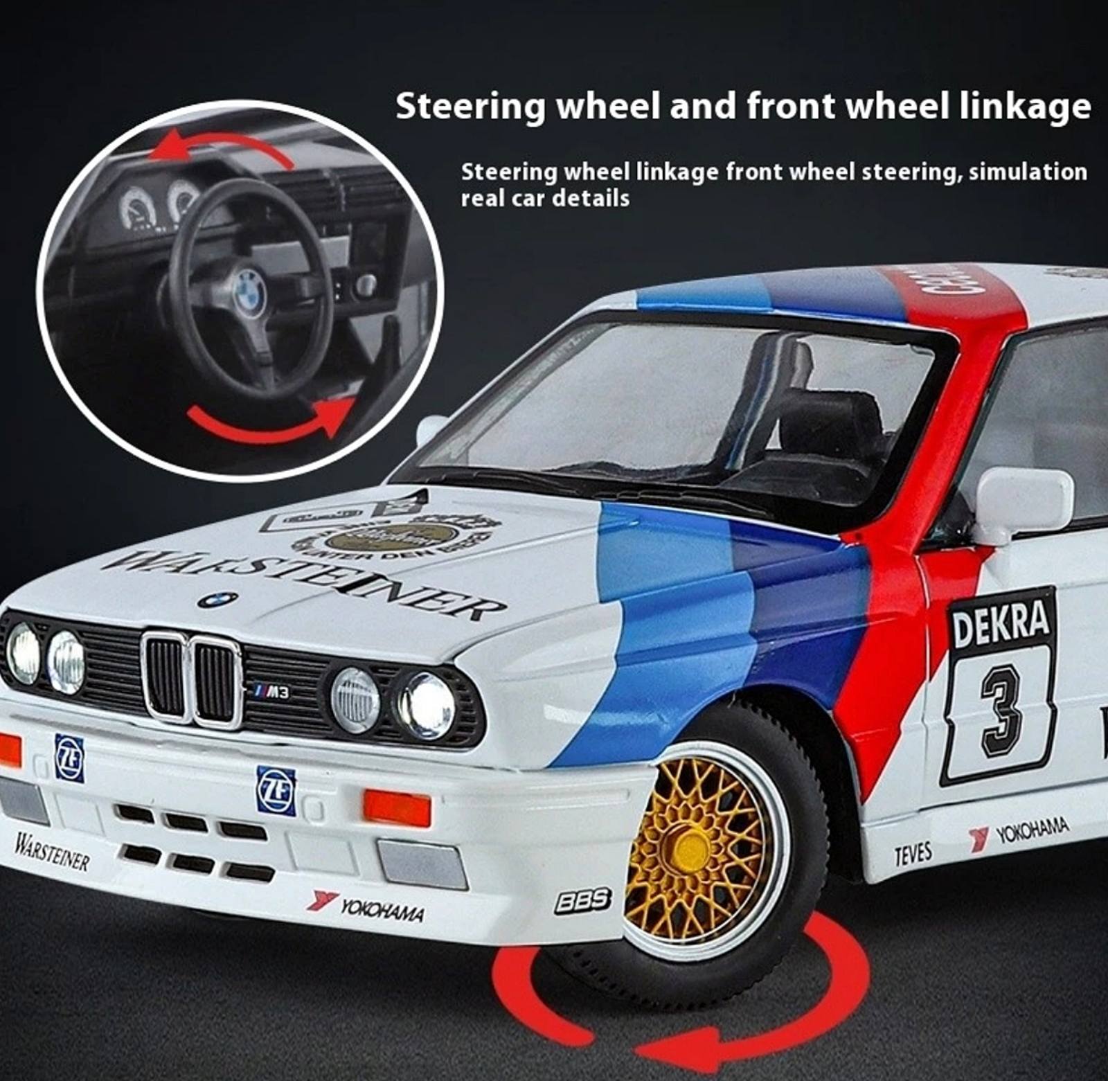 Metalni BMW M3 E30 Trkački modeli