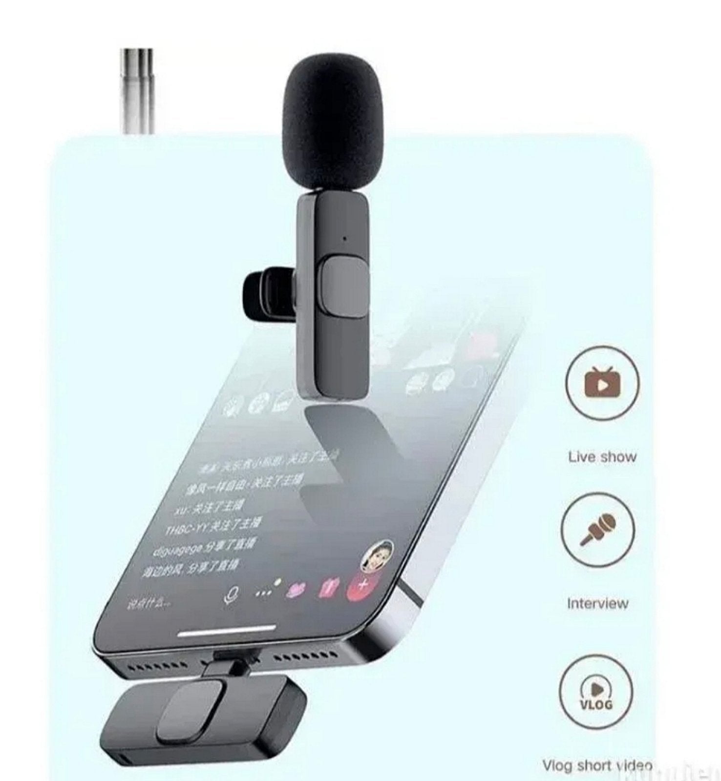 Mikrofon bubica K8 sa IOS i Android konektorom