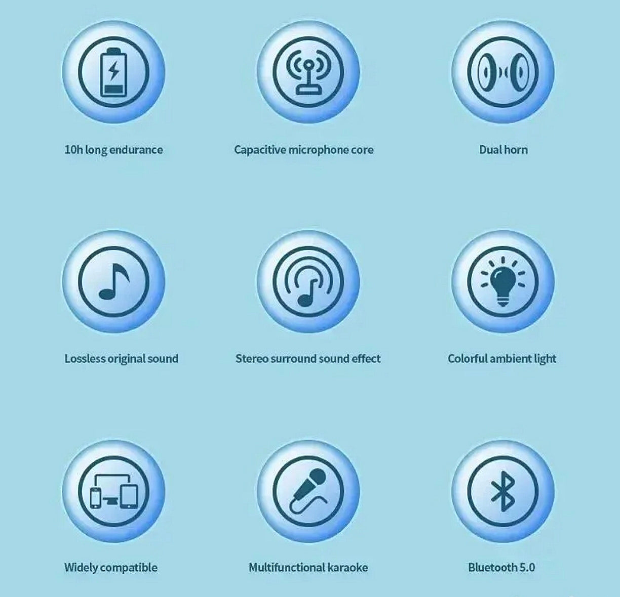Bluetooth Karaoke Zvučnik sa Mikrofonom