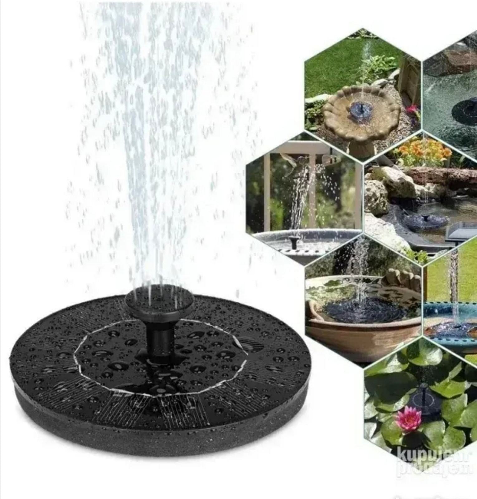 Prenosiva solarna fontana