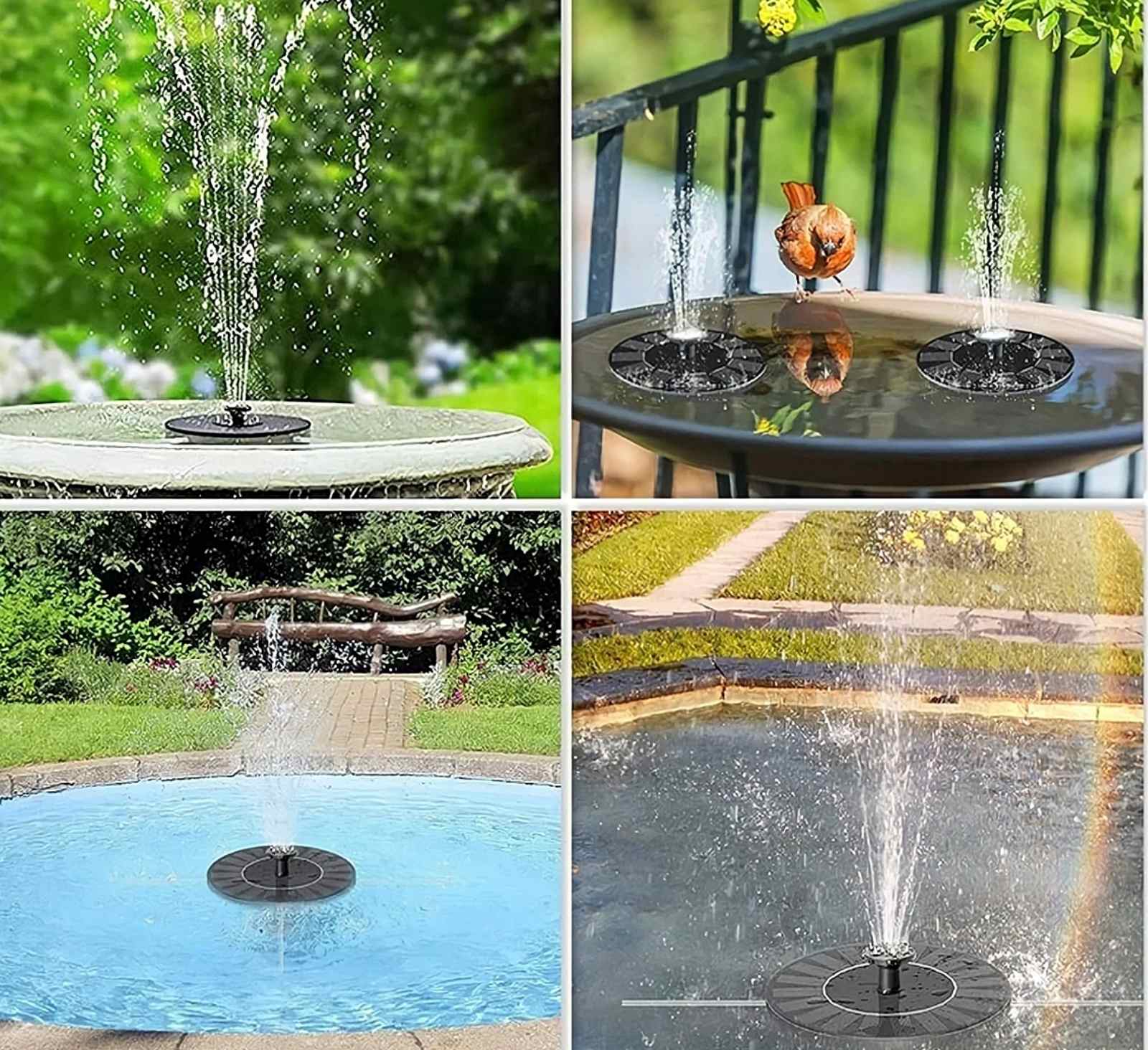 Prenosiva solarna fontana