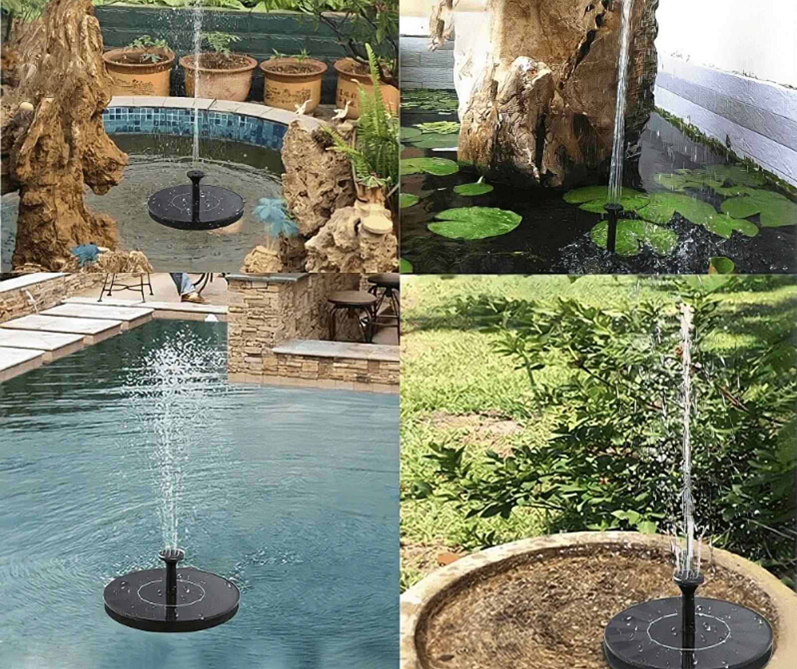 Prenosiva solarna fontana