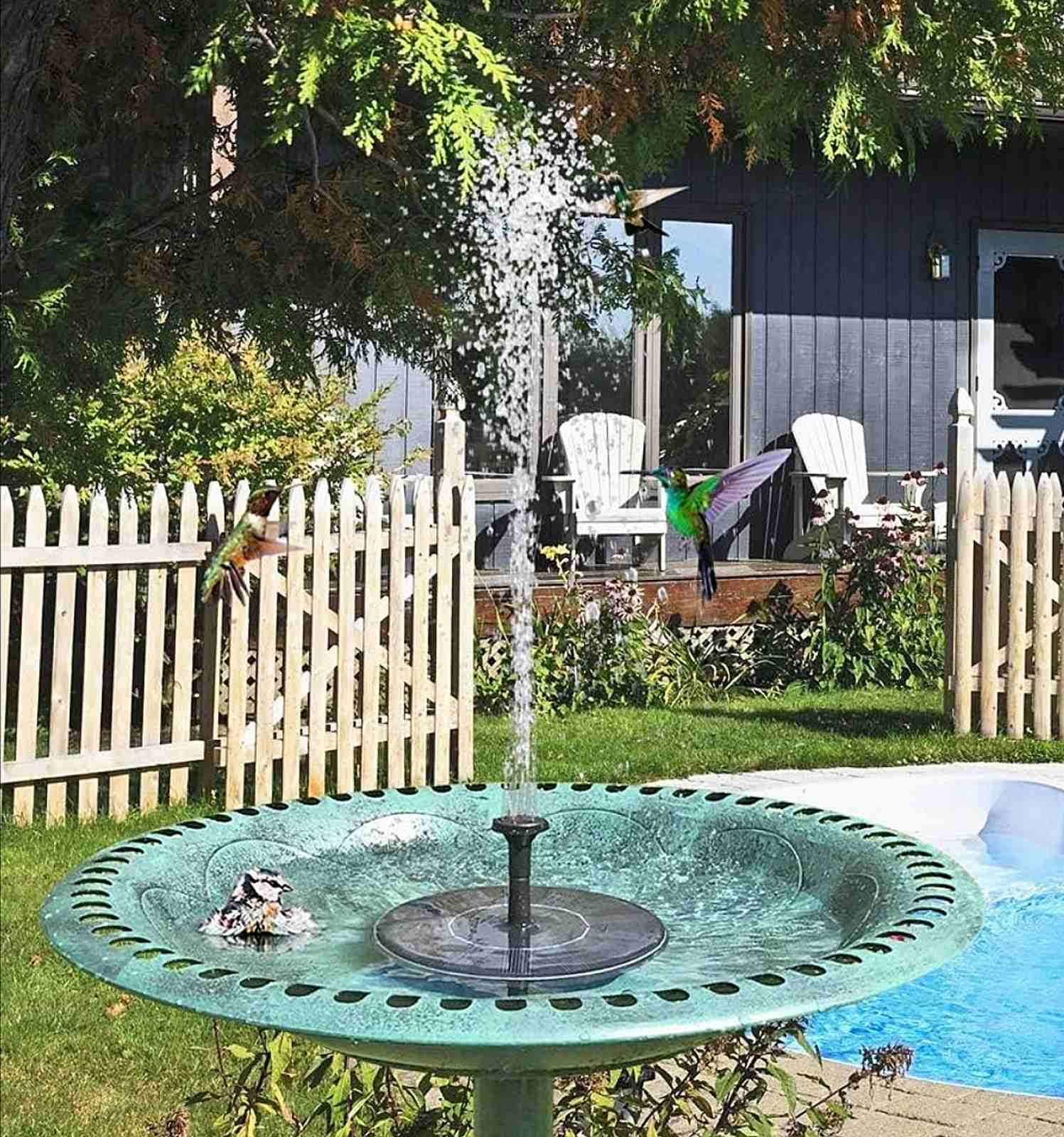 Prenosiva solarna fontana