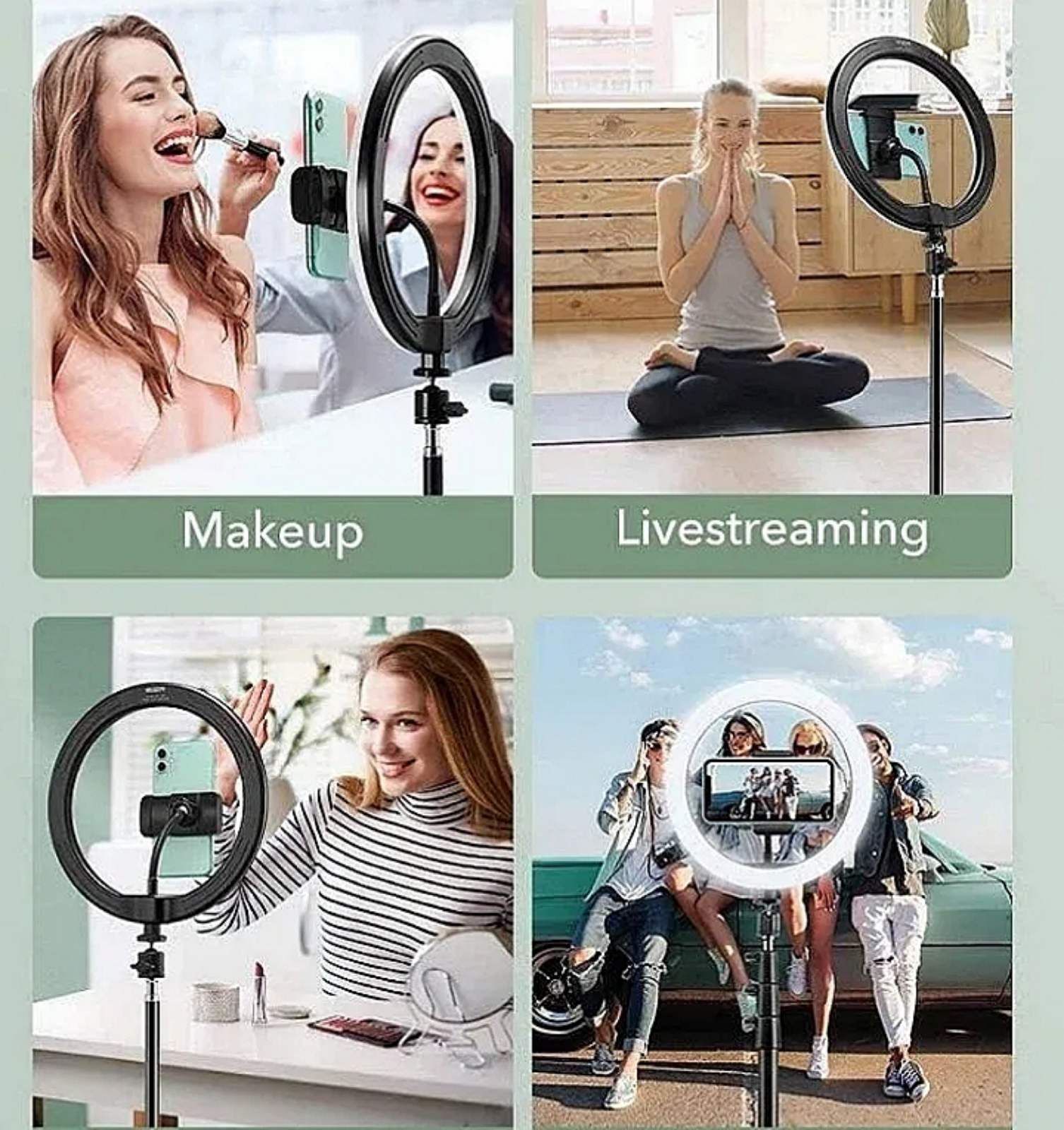Fleksibilan držač telefona unutar Ring Light 12" QX300