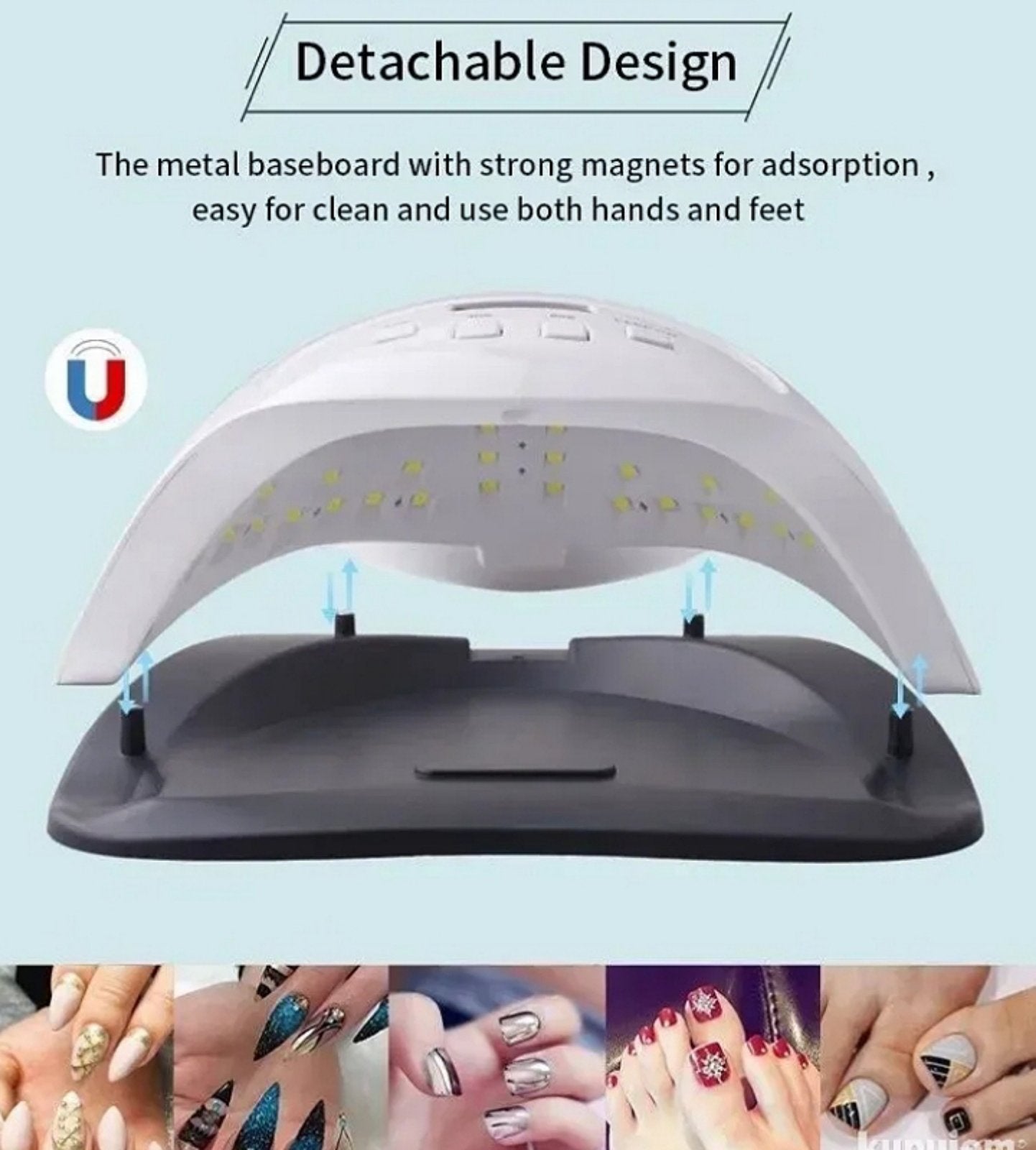 Pogled odozgo na lampu X7 Plus sa vidljivih 42 LED lampice
