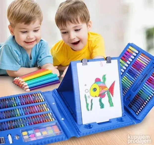 Umetnicki set u koferu 208u1