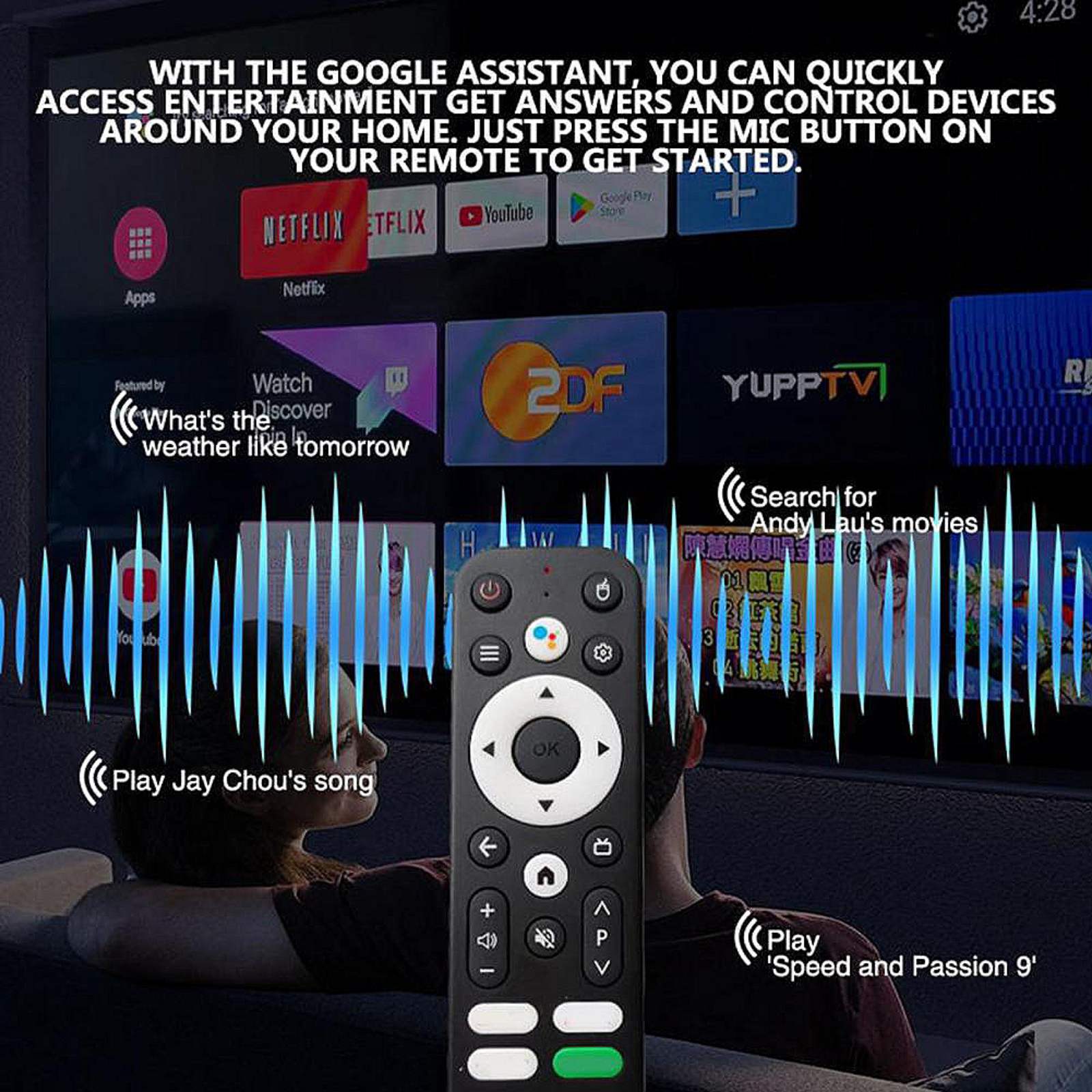 Andorid TV box H96 Max 4K Andorid 14 16gb