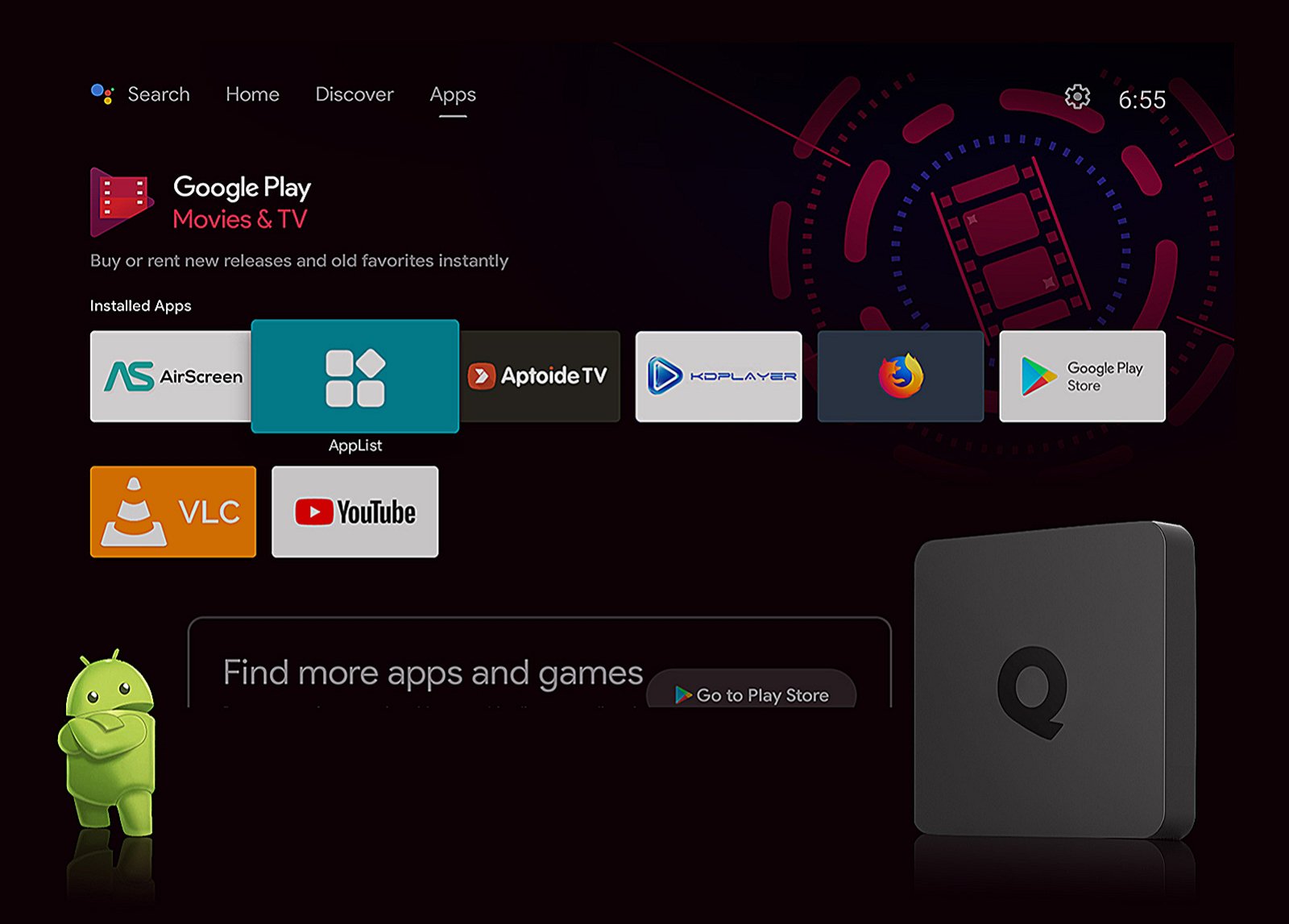 Andorid TV box Q1