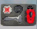 Kompletan Beyblade set sa potezačima i pištoljima za ispaljivanje