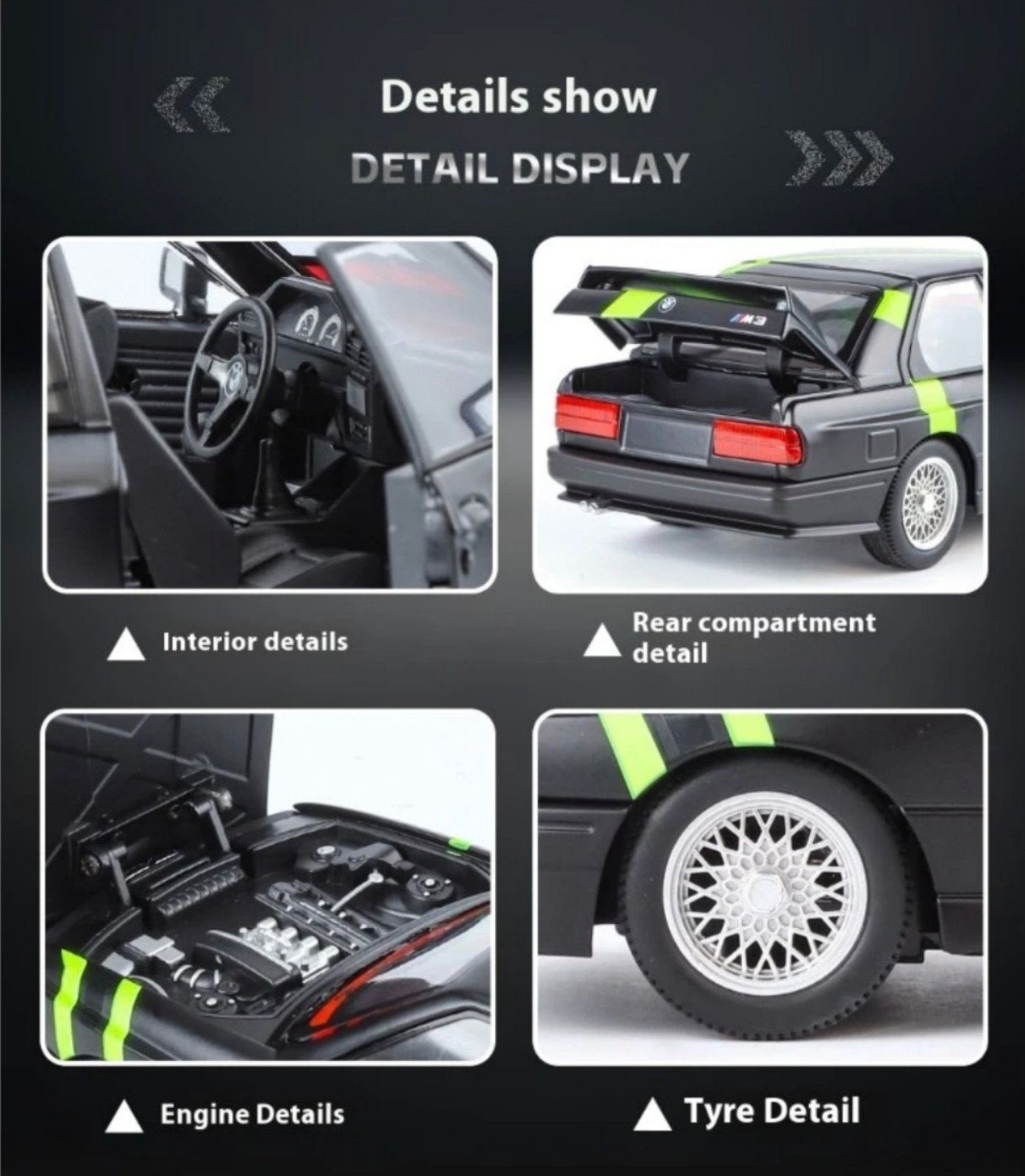 Metalni BMW M3 E30 Trkački modeli
