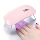 Mala UV LED lampa za nokte Nail Sun Lamp na beloj podlozi