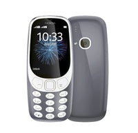 Prikaz Nokia 3310 telefona sa prednje i zadnje strane