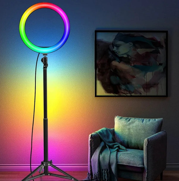 Šareni Rotirajući Ring Light 12incha Mj300