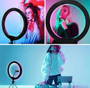 Primer podešavanja ugla osvetljenja pomoću rotirajuće glave Ring Light 3D-36
