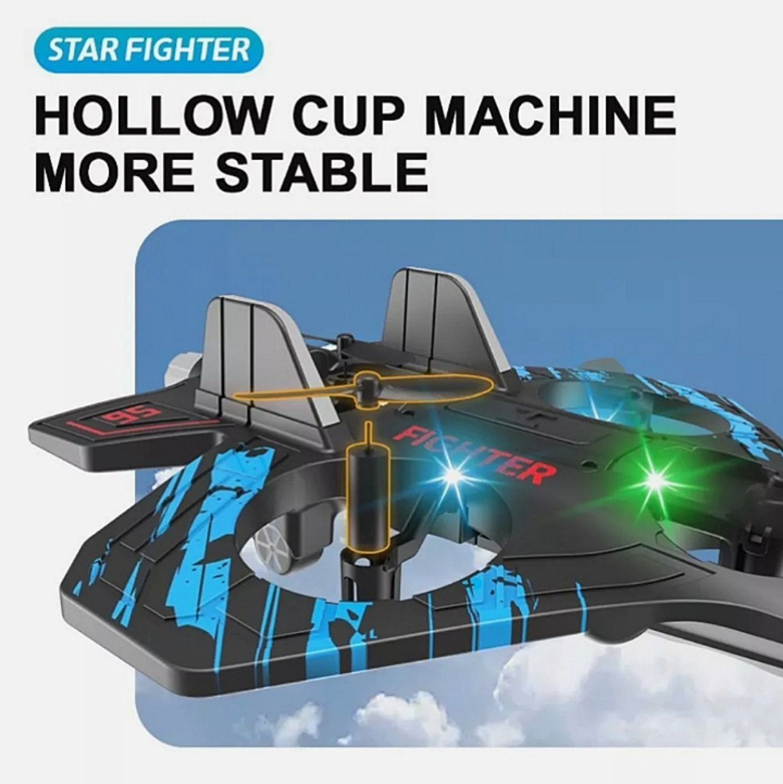 Punjivi dron sa stabilnim letom