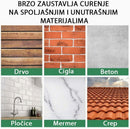 Nanošenje hidroizolacione paste na pukotinu zida