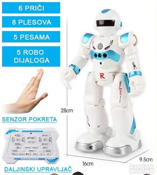 Pametni Lezo Robot – Interaktivna Igračka za Decu