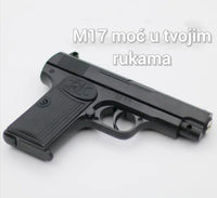 M17 mali tetejac realističan izgled maksimalna zabava + 500 Kuglica
