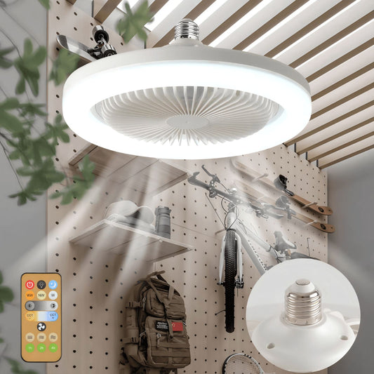 💡 LED Luster Sijalica sa Ventilatorom – E27, 30W