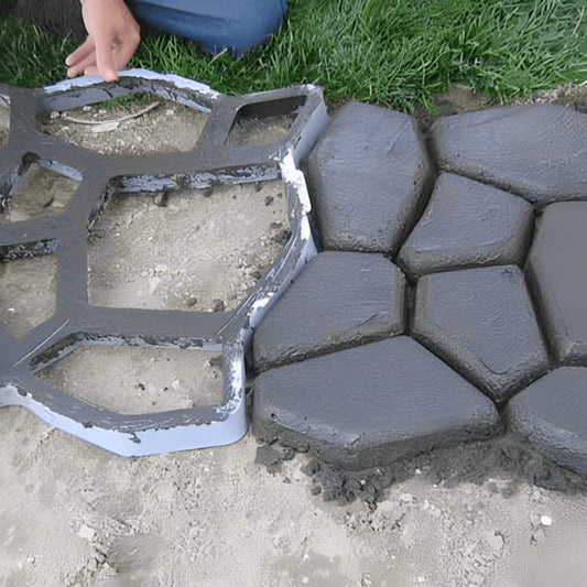 Kalup za betonske staze – Oblik kamena, 40x40 cm | Uredite baštu bez majstora