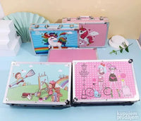 Unicorn umetnicki set u metalnom koferu