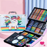 Unicorn umetnicki set u metalnom koferu