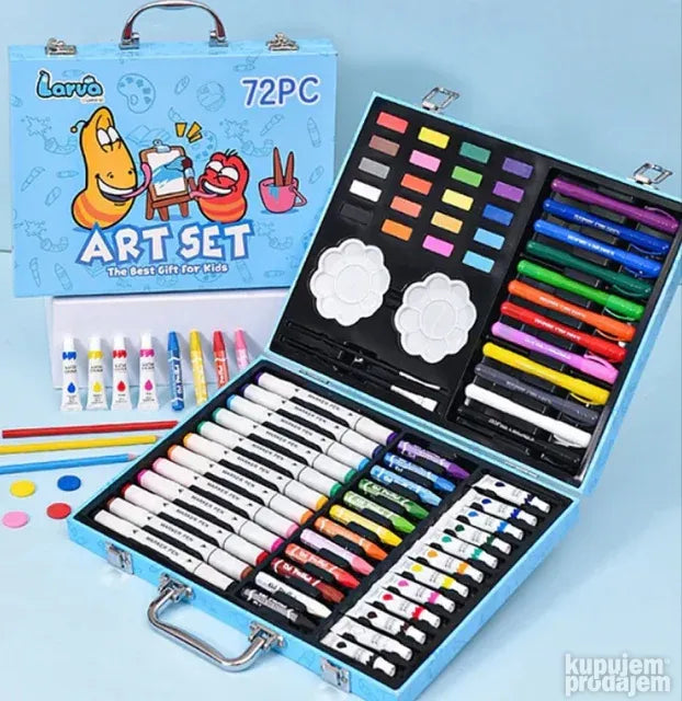 Umetnicki set u koferu 72u1