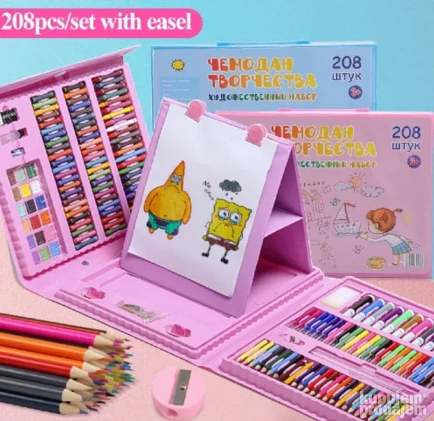 Umetnicki set u koferu 208u1