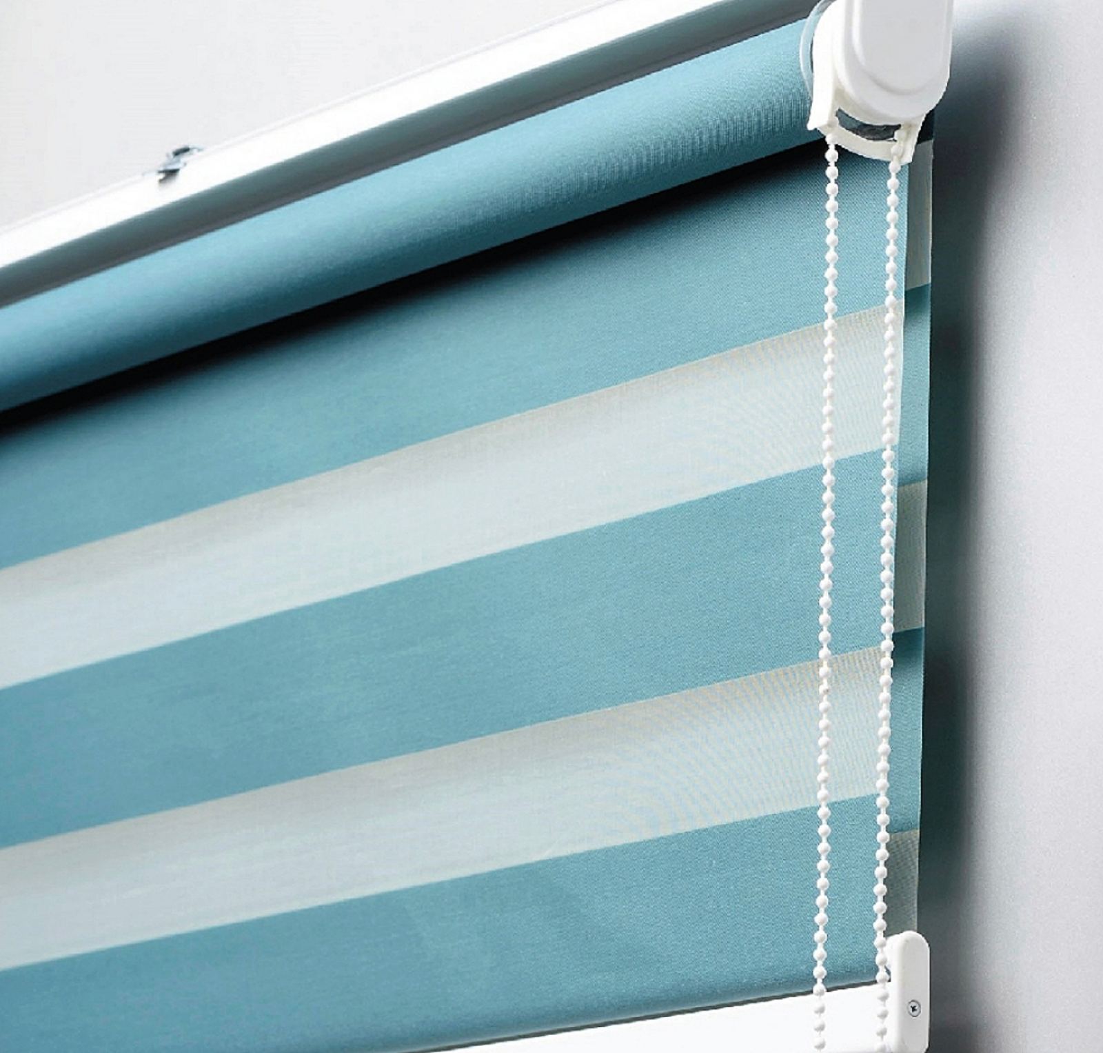 Elegante Plave zebra rolo zavese