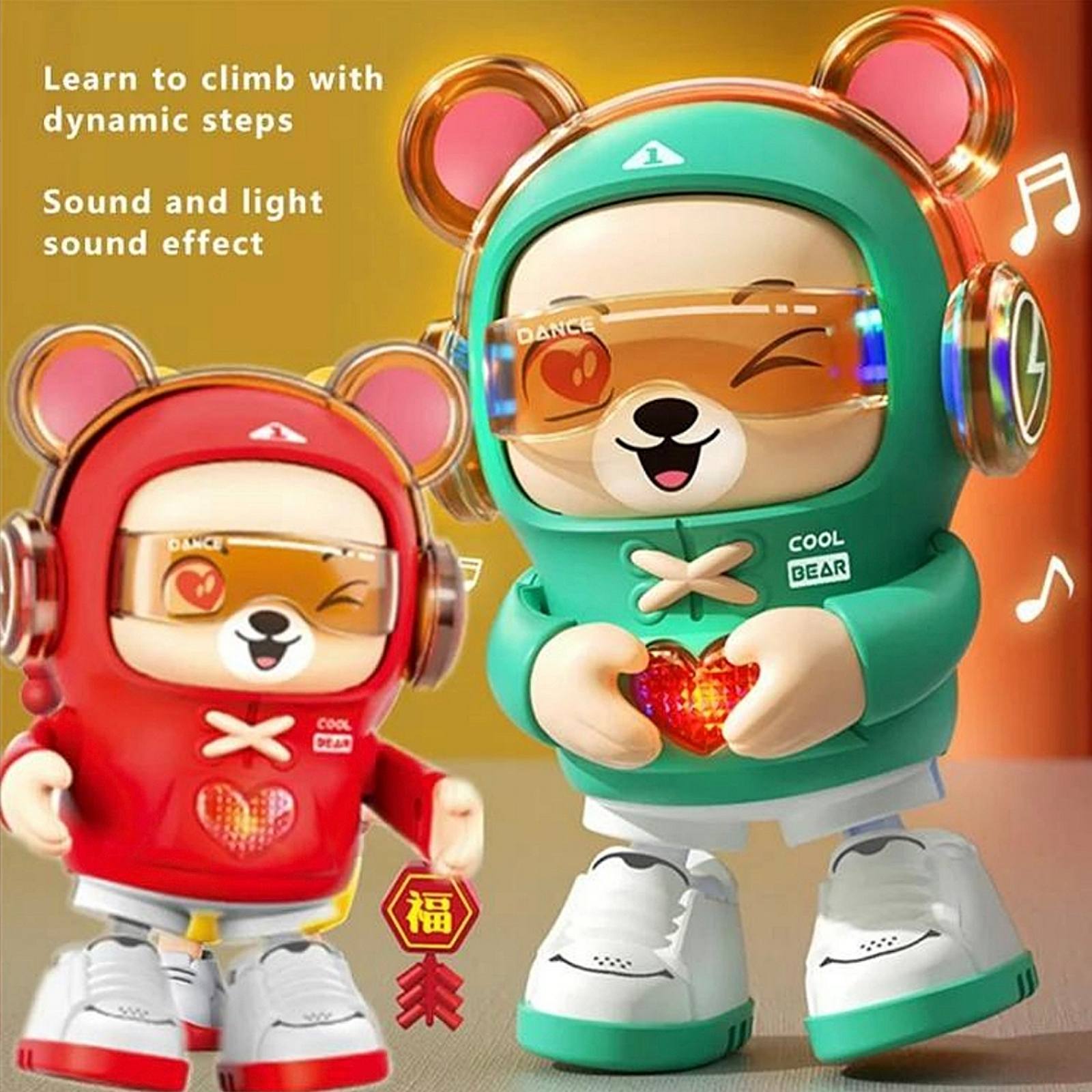 Veseli disko meda – Igračka koja peva, pleše i svetli! 🧸🎶✨