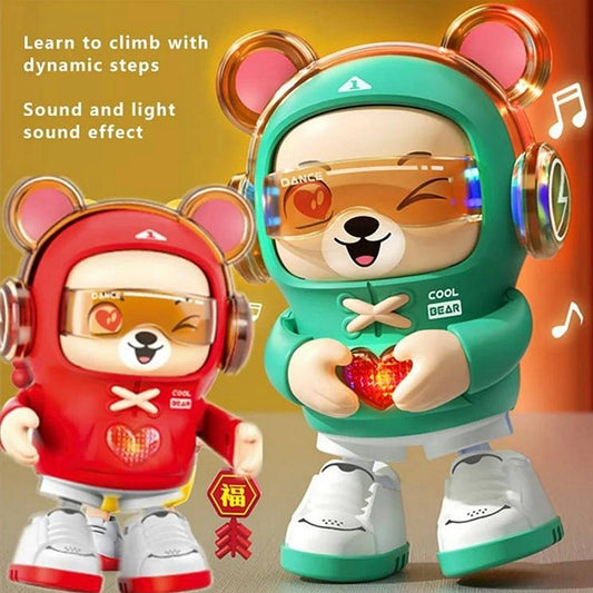 Veseli disko meda – Igračka koja peva, pleše i svetli! 🧸🎶✨