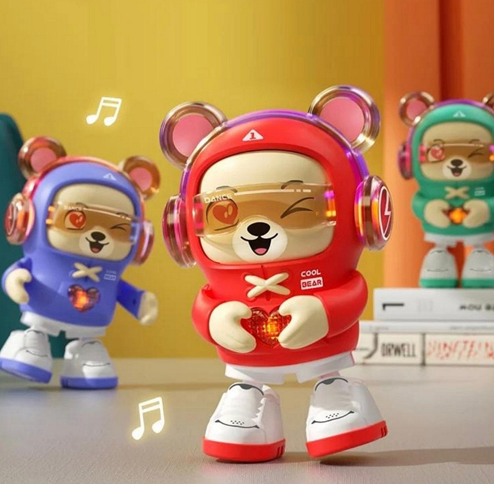 Veseli disko meda – Igračka koja peva, pleše i svetli! 🧸🎶✨