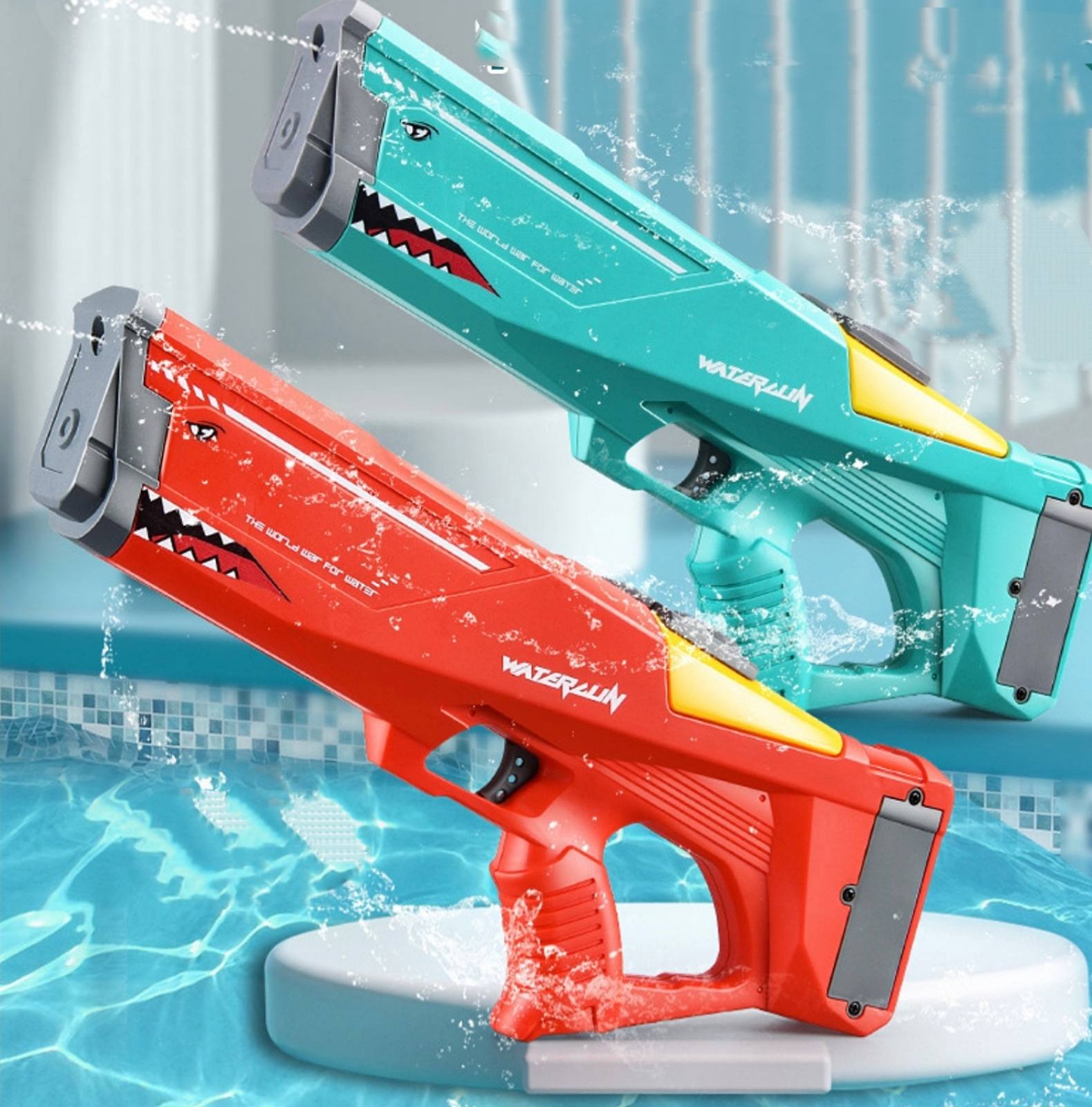 Ajkula Električna Vodena Puška – Moćan Vodeni Pištolj za Letnju Zabavu! 💦🔫