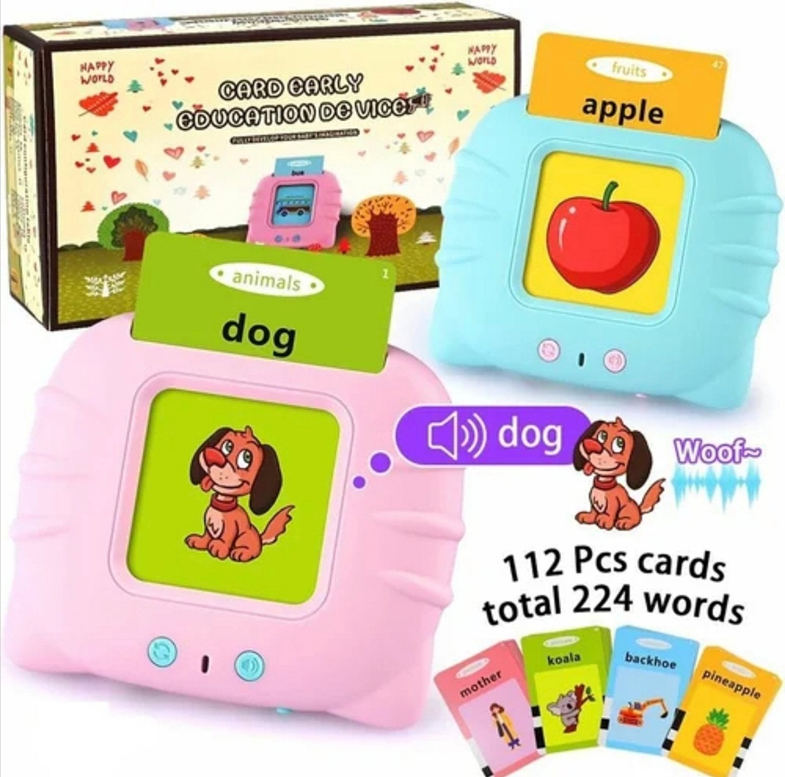 Set kartica za učenje engleskog jezika za decu + Novčanik na POKLON!