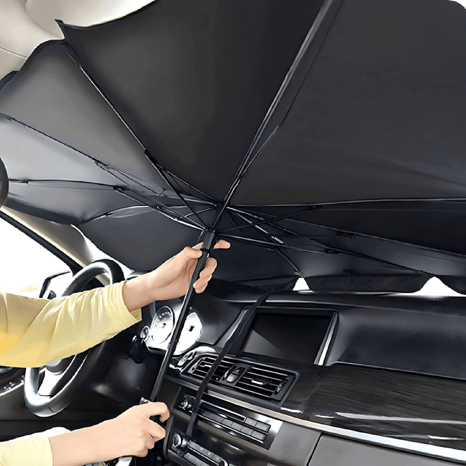 Kišobran za šoferšajbnu automobila – Zaštitite vozilo od sunca i vrućine